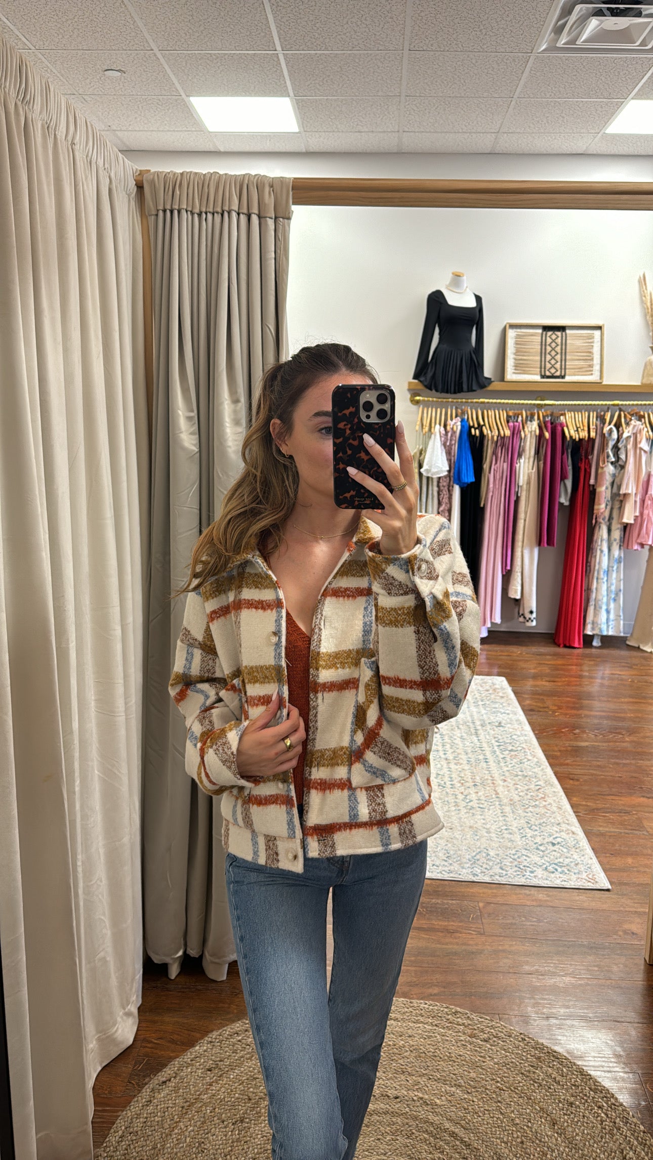 AUTUMN PLAID SHACKET