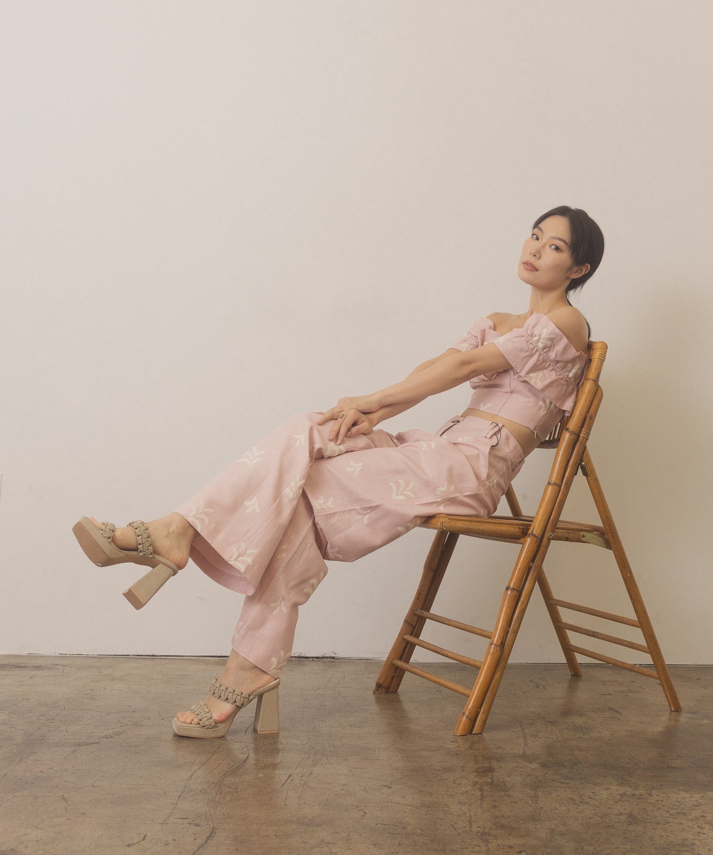 ZENDA BRAIDED PLATFORM HEELS