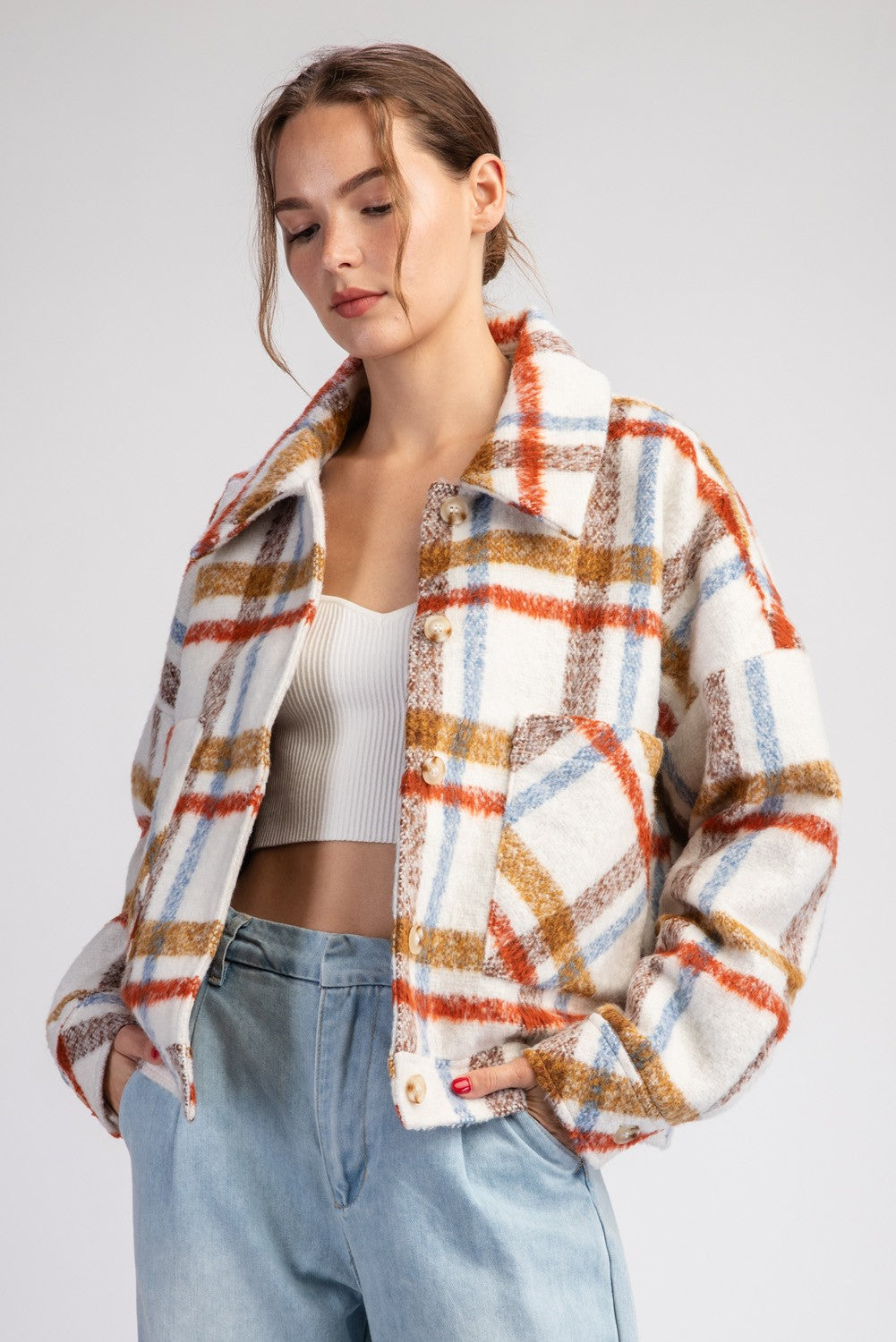 AUTUMN PLAID SHACKET