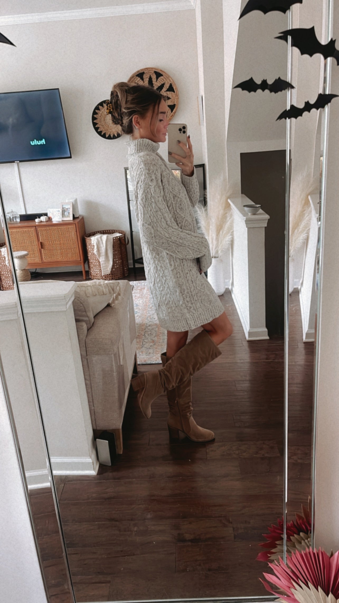TATUM TURTLENECK SWEATER DRESS