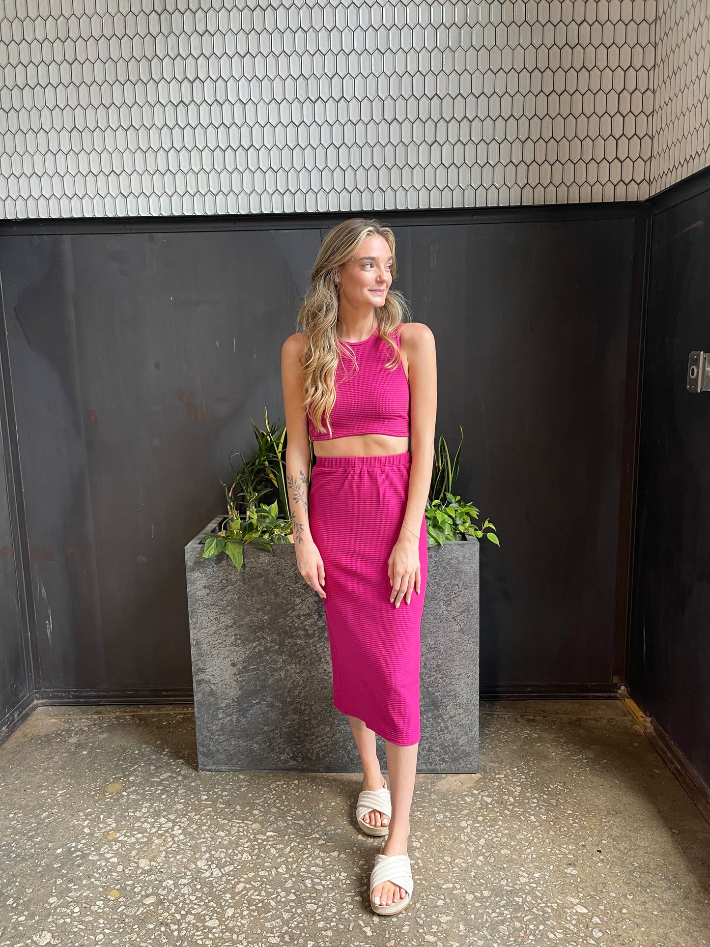 AFTER HOURS MIDI SKIRT
