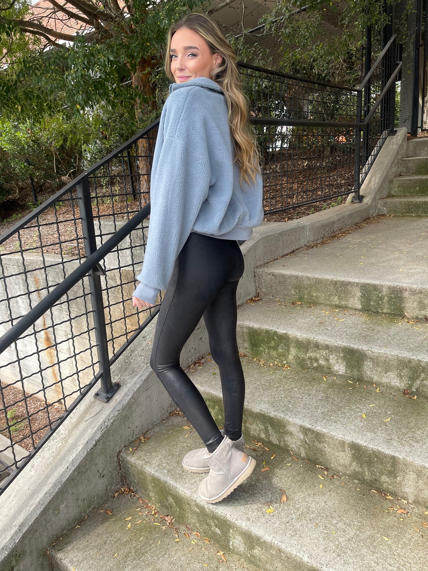 COBALT SHERPA JACKET