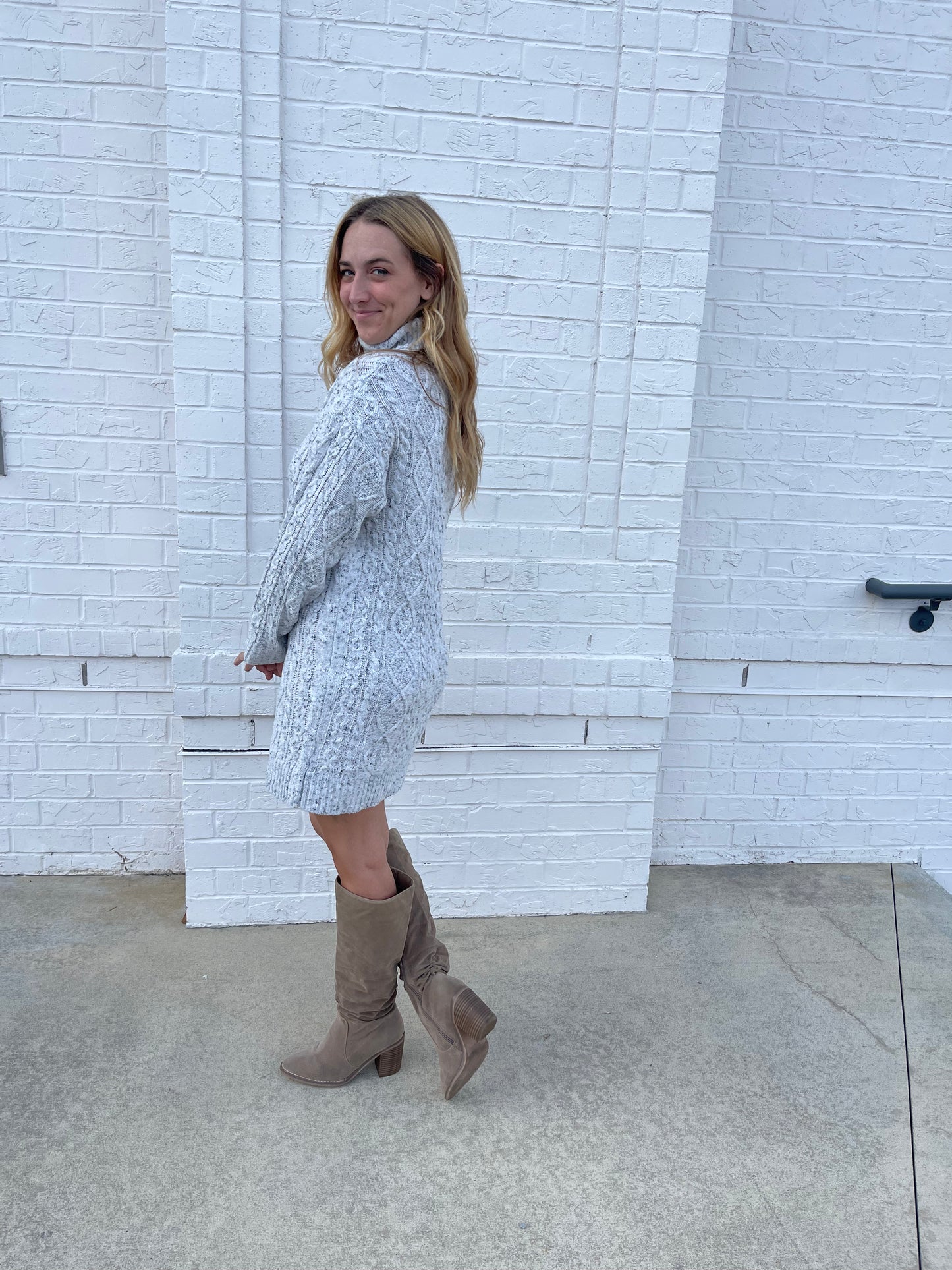 TATUM TURTLENECK SWEATER DRESS