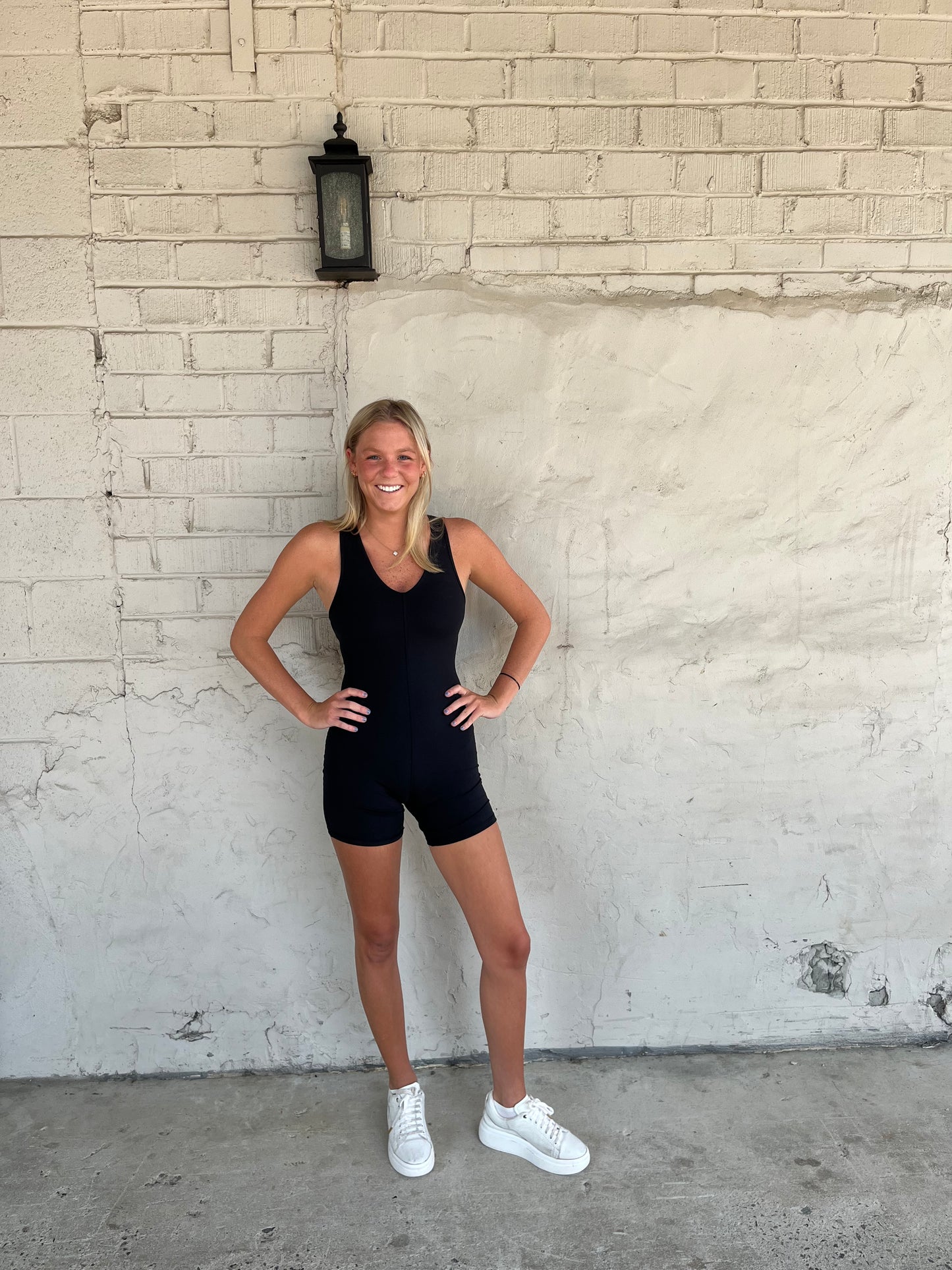 ATHENA RACERBACK ROMPER