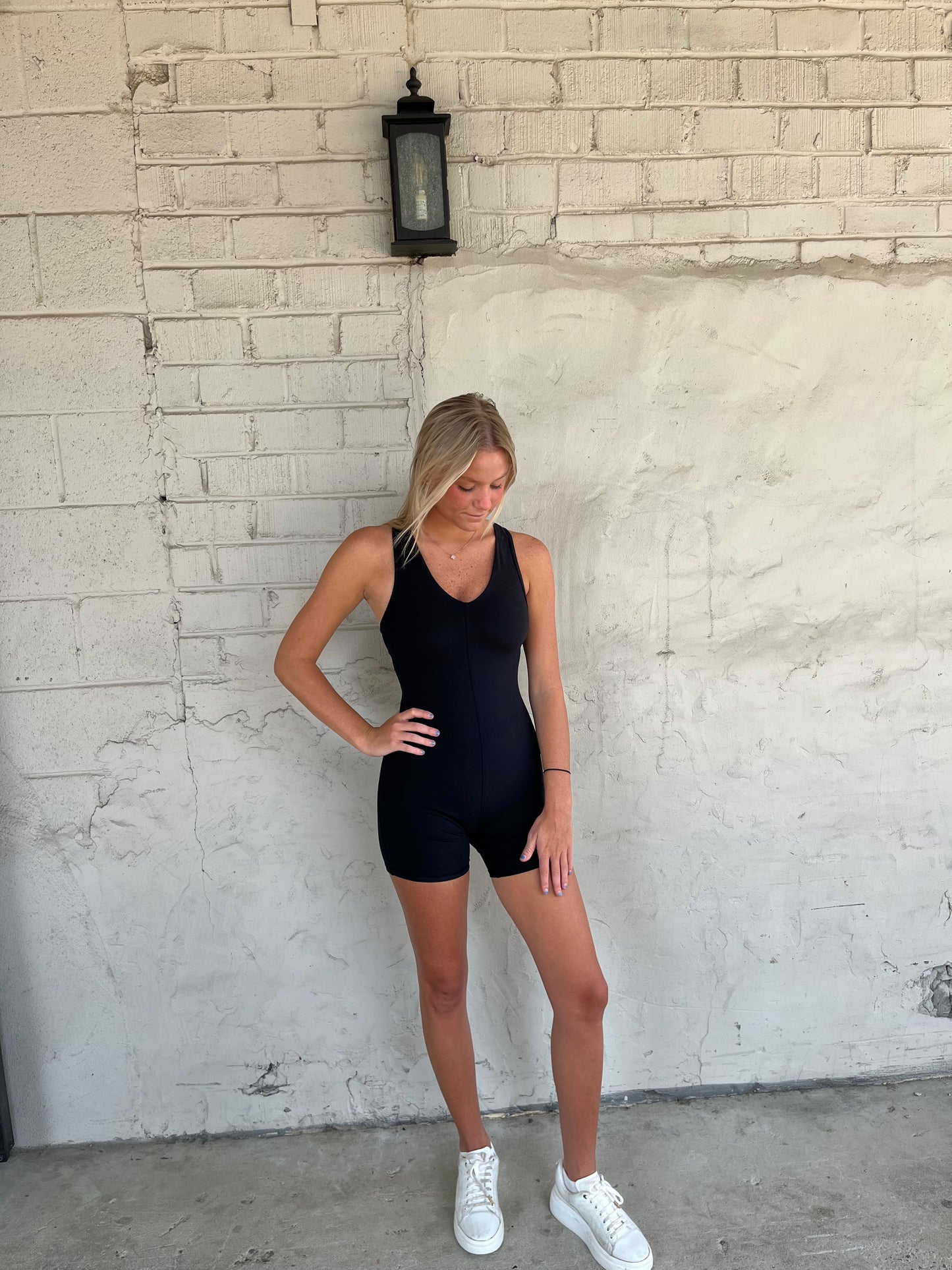 ATHENA RACERBACK ROMPER