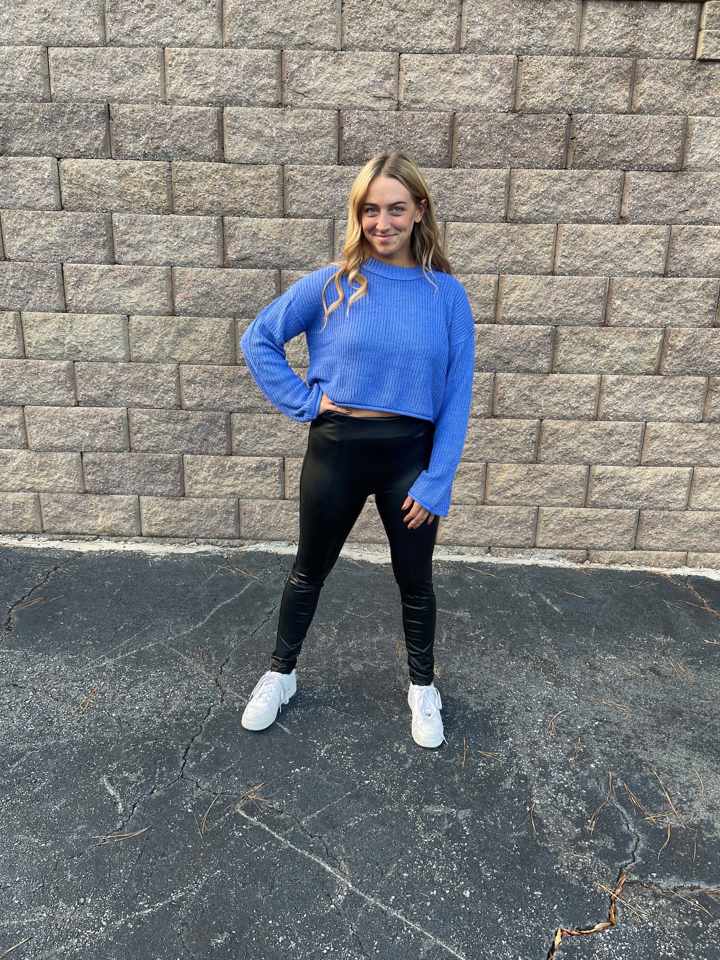 FAUX LEATHER LEGGINGS