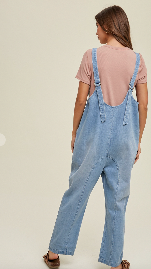 GEMMA DENIM OVERALL