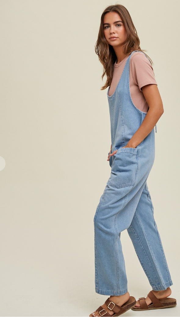 GEMMA DENIM OVERALL