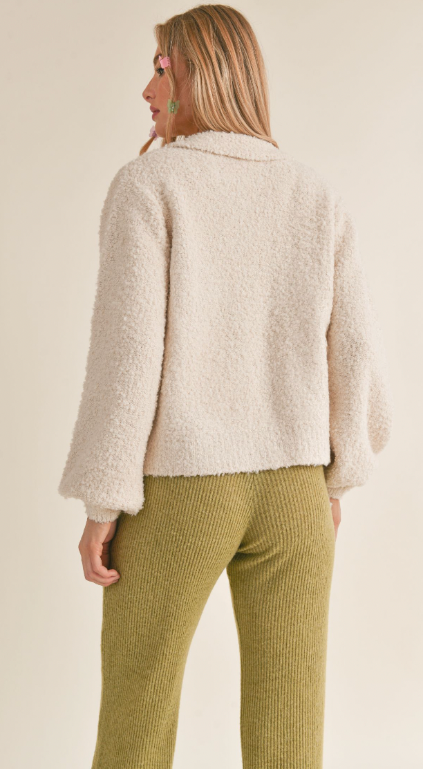MARGUERITE SWEATER ZIP UP
