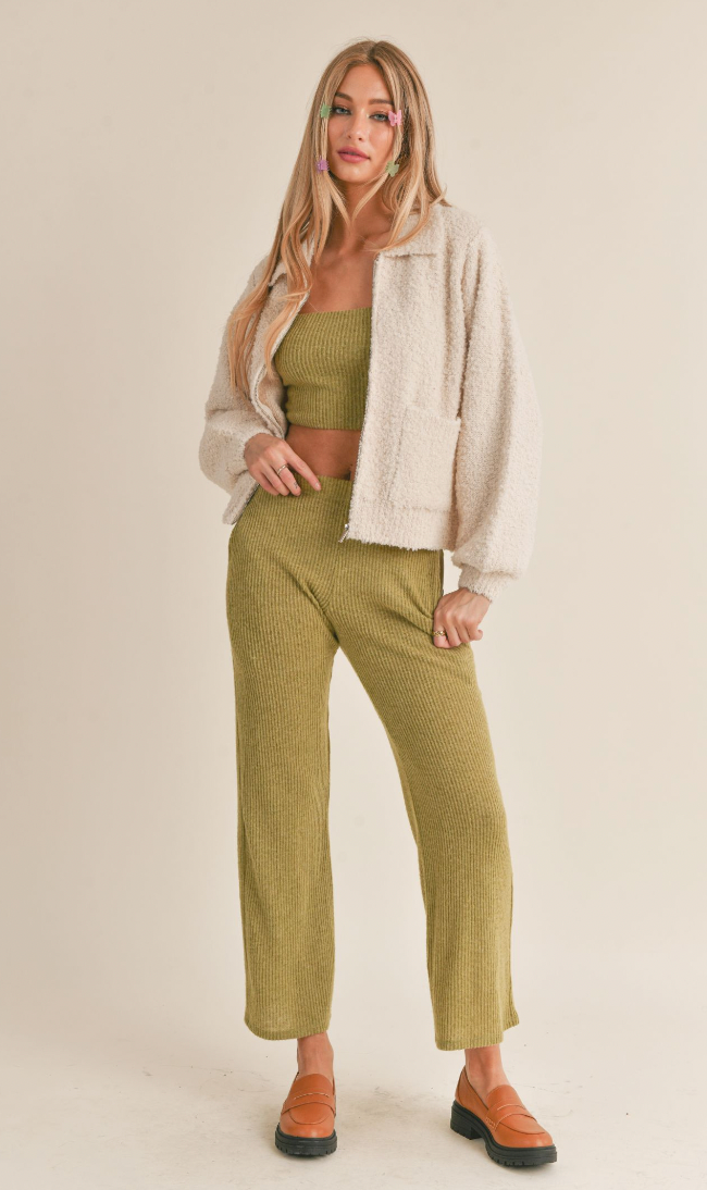 MARGUERITE SWEATER ZIP UP