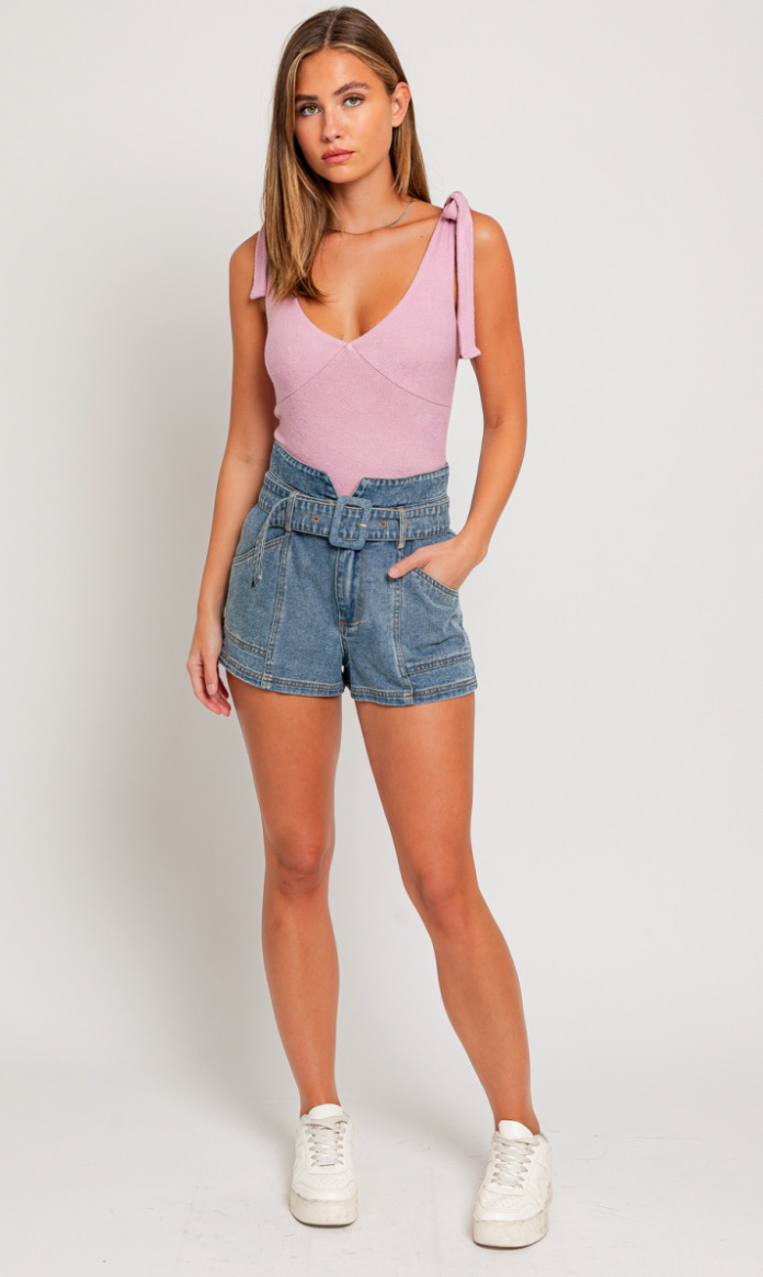 BLAIRE STRAP TIE BODYSUIT