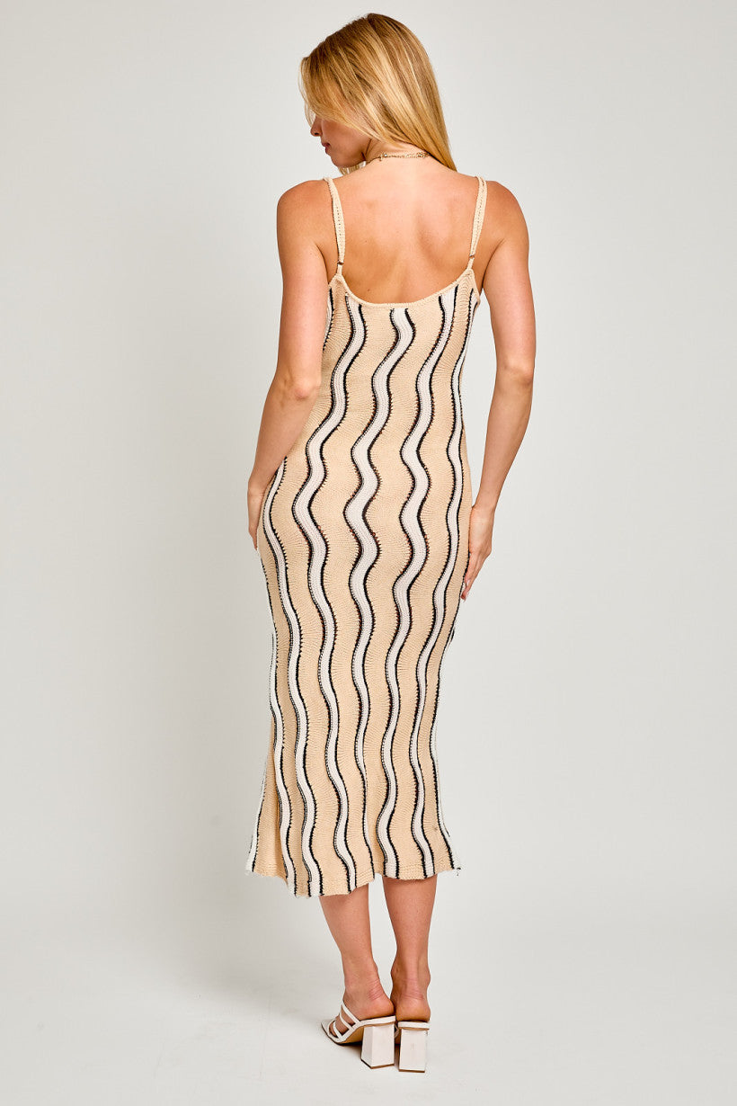 KENNA KNIT MIDI DRESS
