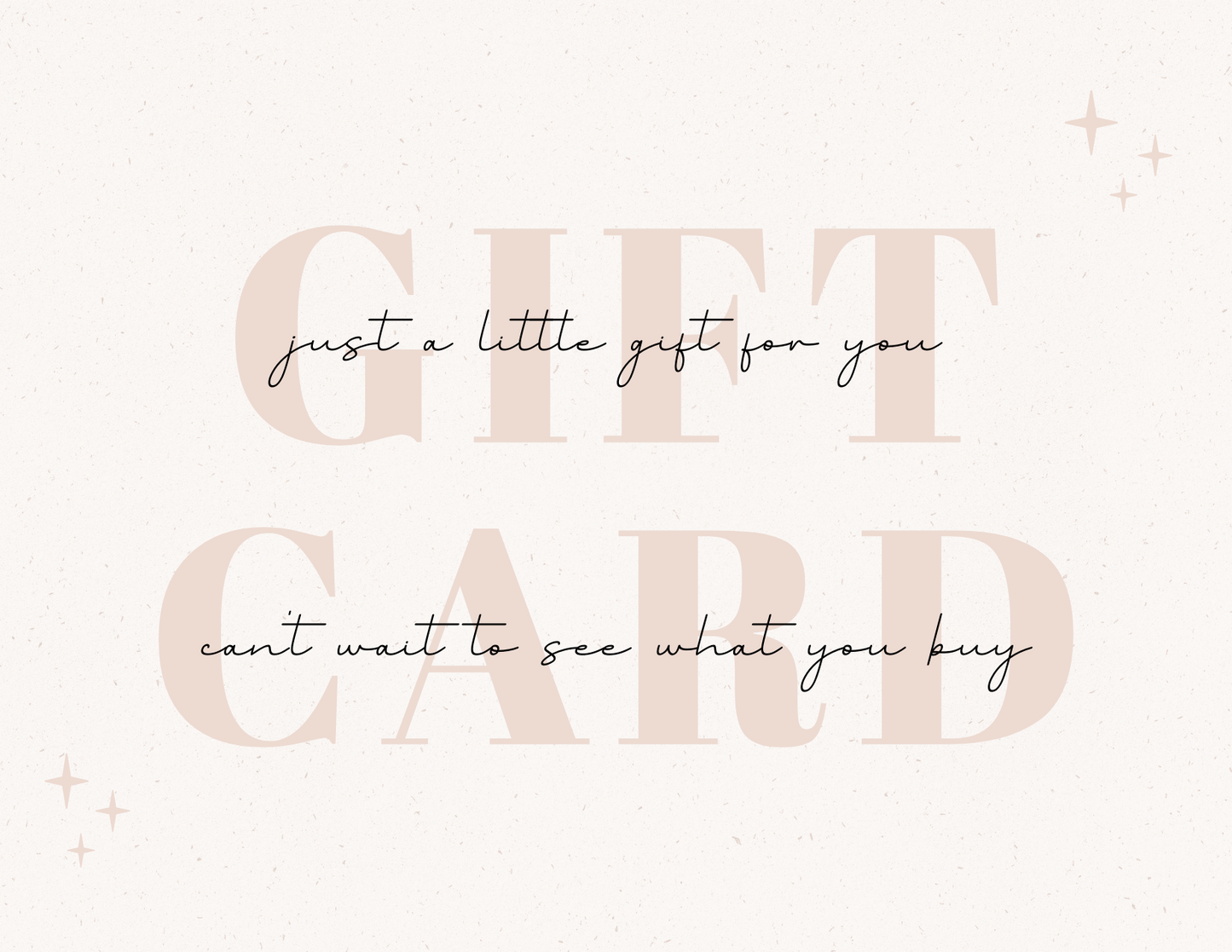 GIFT CARD