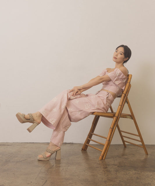 ZENDA BRAIDED PLATFORM HEELS