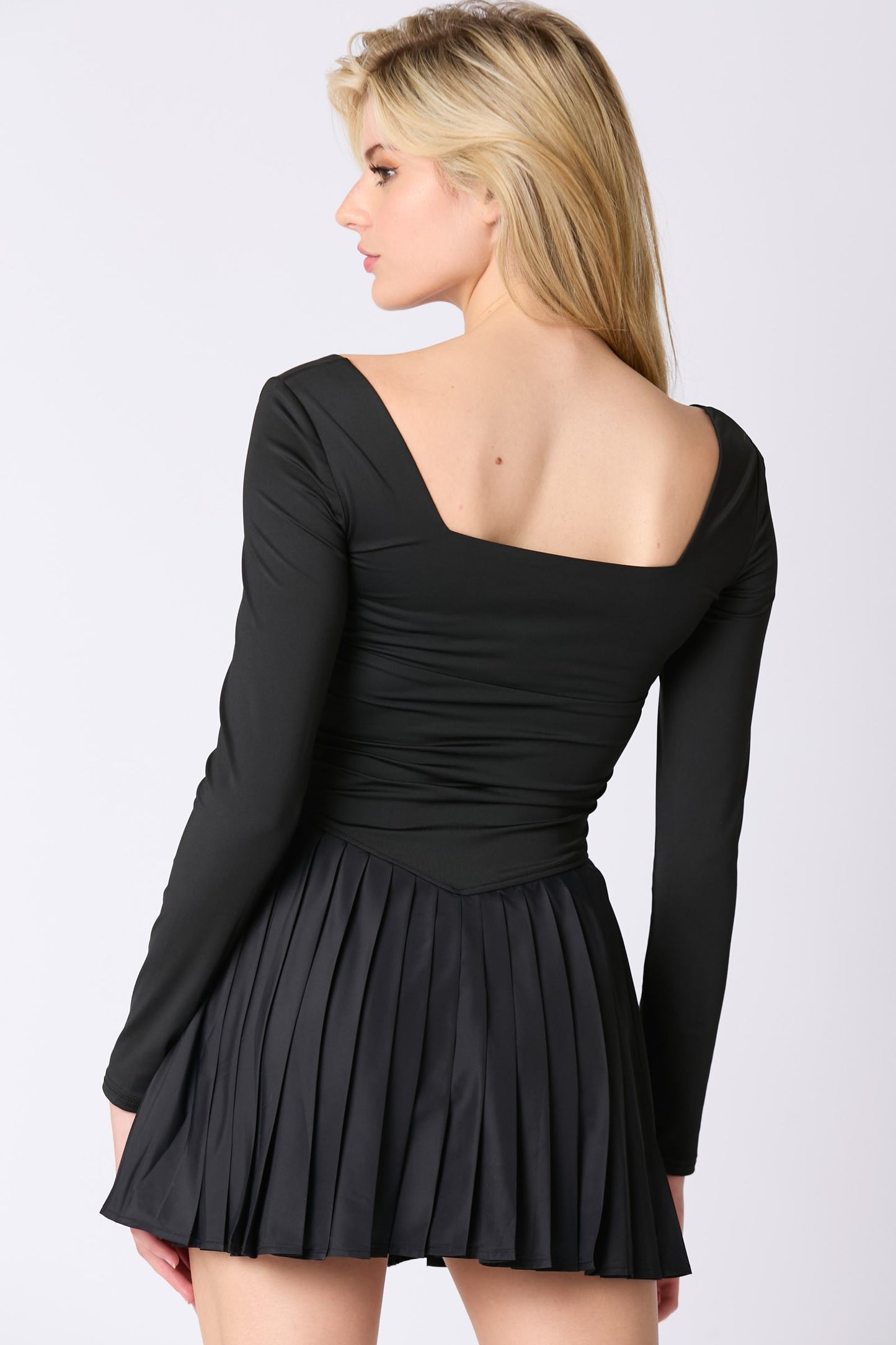 MELODY LONG SLEEVE TENNIS DRESS