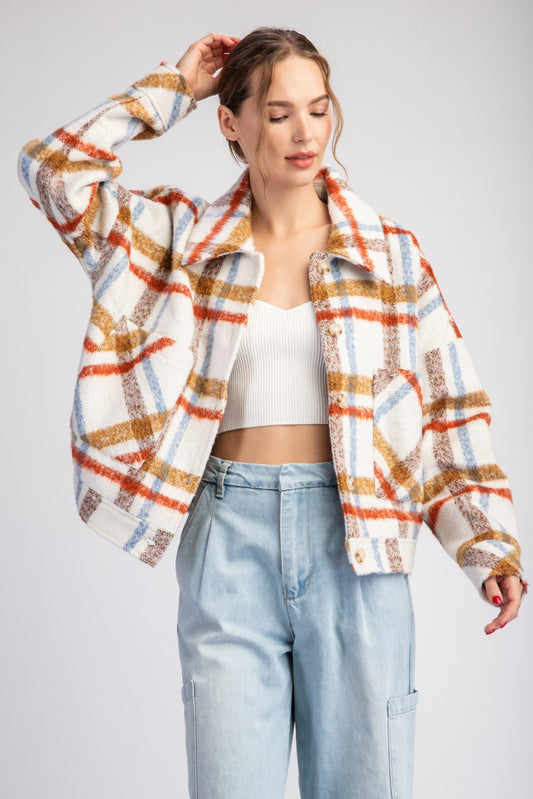 AUTUMN PLAID SHACKET