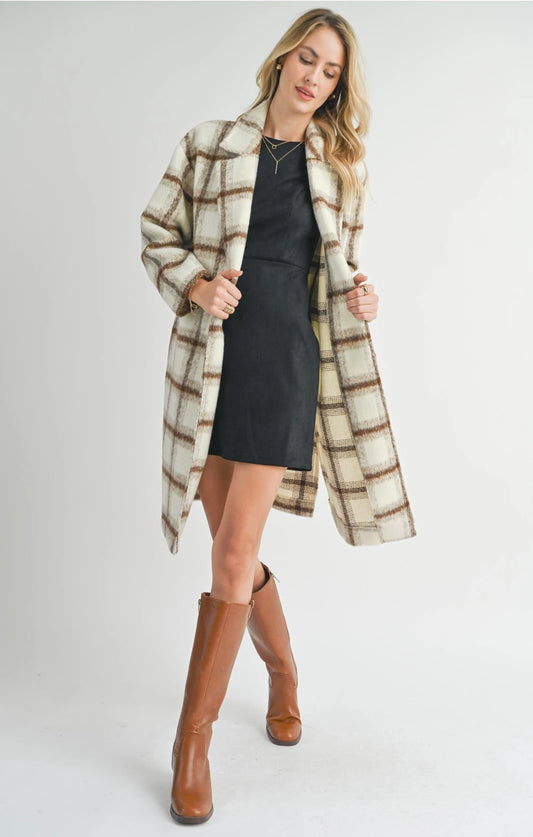 EMILY LONG OPEN FRONT COAT