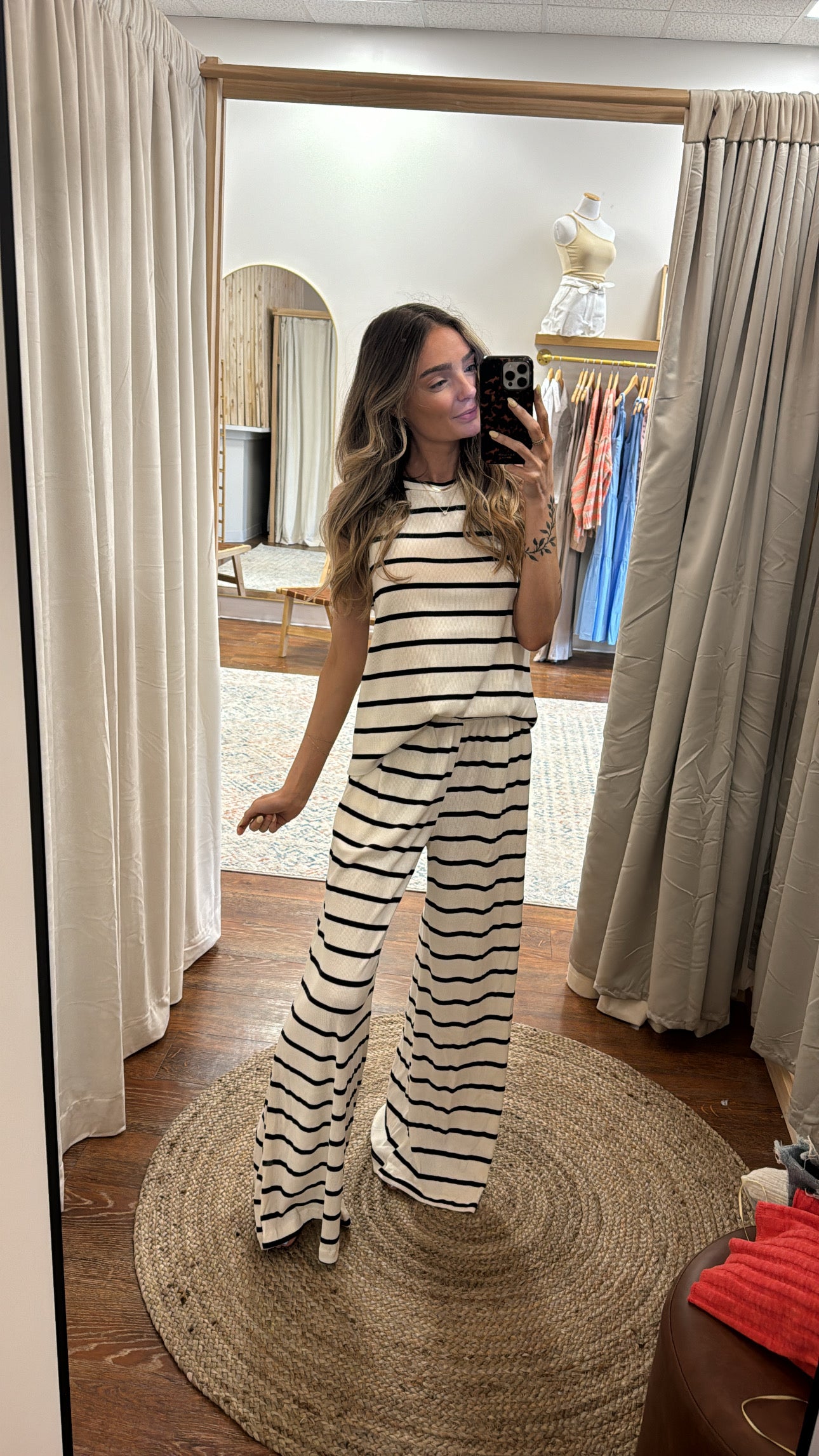 KELSEY STRIPED PANTS