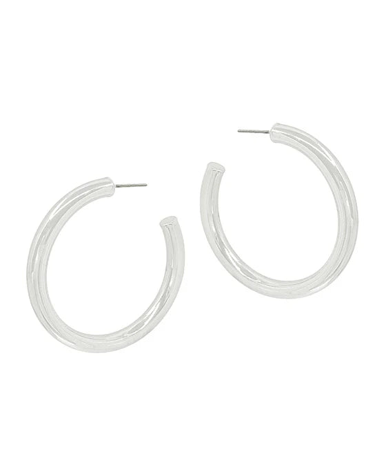 STATEMENT HOOP EARRING