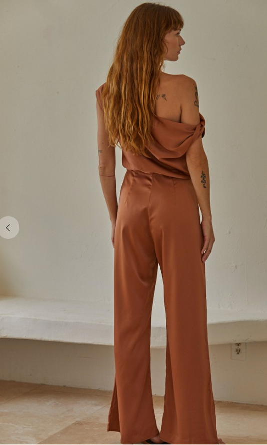 ELISE SATIN JUMPSUIT