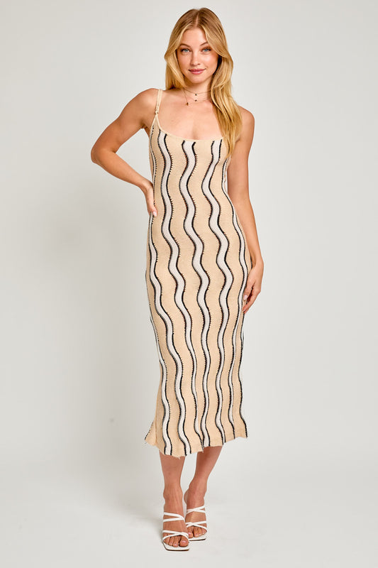 KENNA KNIT MIDI DRESS