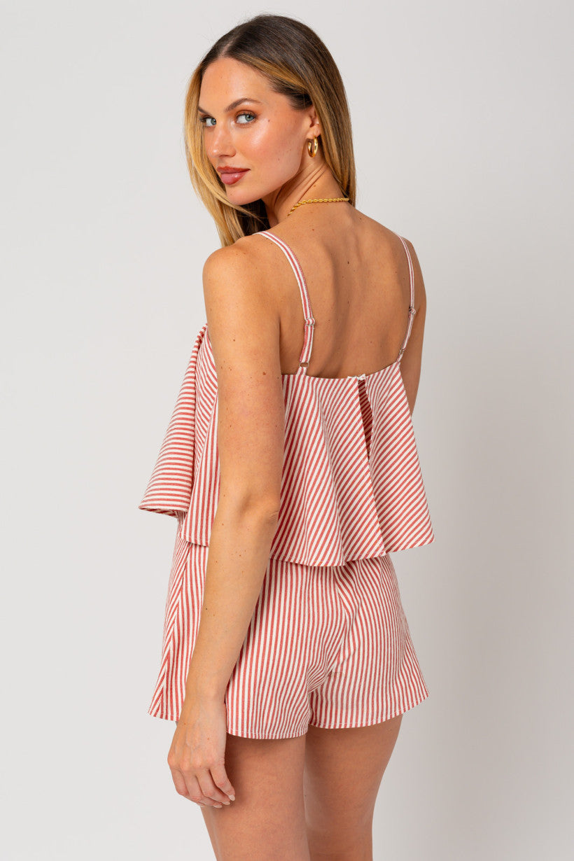 ANTHEM STRIPED ROMPER