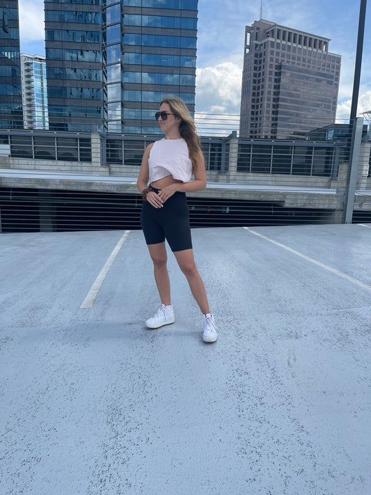 KNOCKOUT BIKER SHORTS