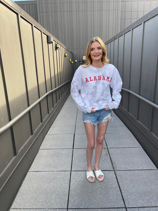 BAMA TIE DYE SWEATSHIRT
