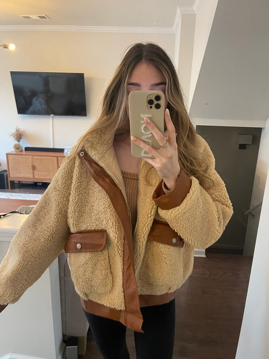 CLARA SHERPA JACKET